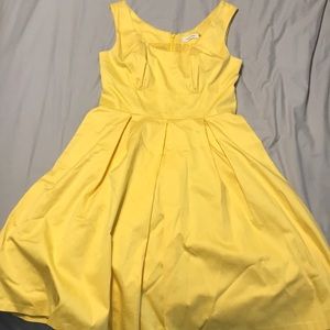 Calvin Klein yellow sun dress